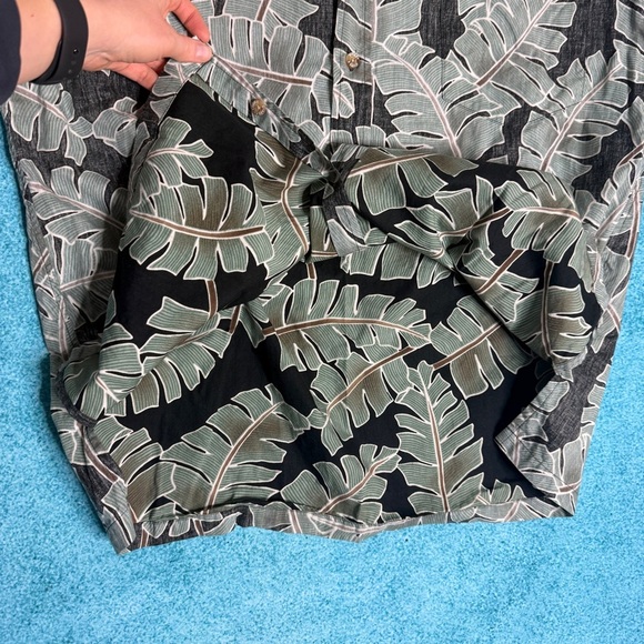 Vintage Cooke Street Shirt Mens Size L Floral Reverse Print Hawaiian Beach - Picture 6 of 16